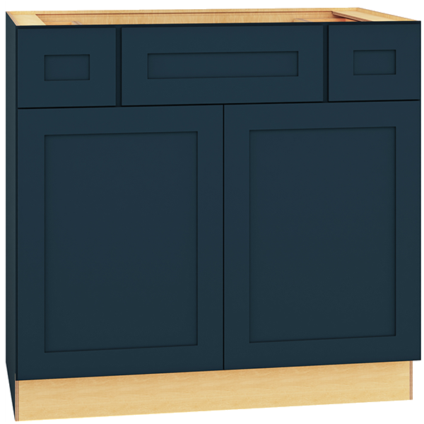 Mantra Cabinets SKU Number 2VSD363421 - 36" Vanity Sink Base in Omni Admiral