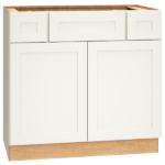 Mantra Cabinets SKU Number 2VSD363421 - 36" Vanity Sink Base in Omni Snow