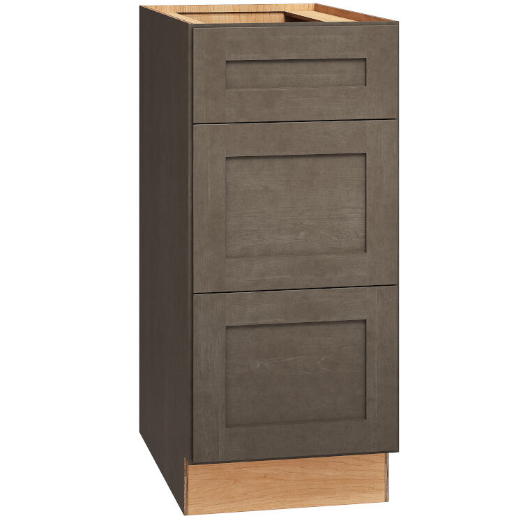 Base Cabinet with 3 Drawers in Omni Beachwood