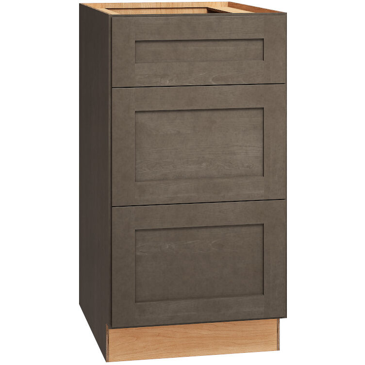 Base Cabinet with 3 Drawers in Omni Beachwood