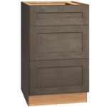 Base Cabinet with 3 Drawers in Omni Beachwood