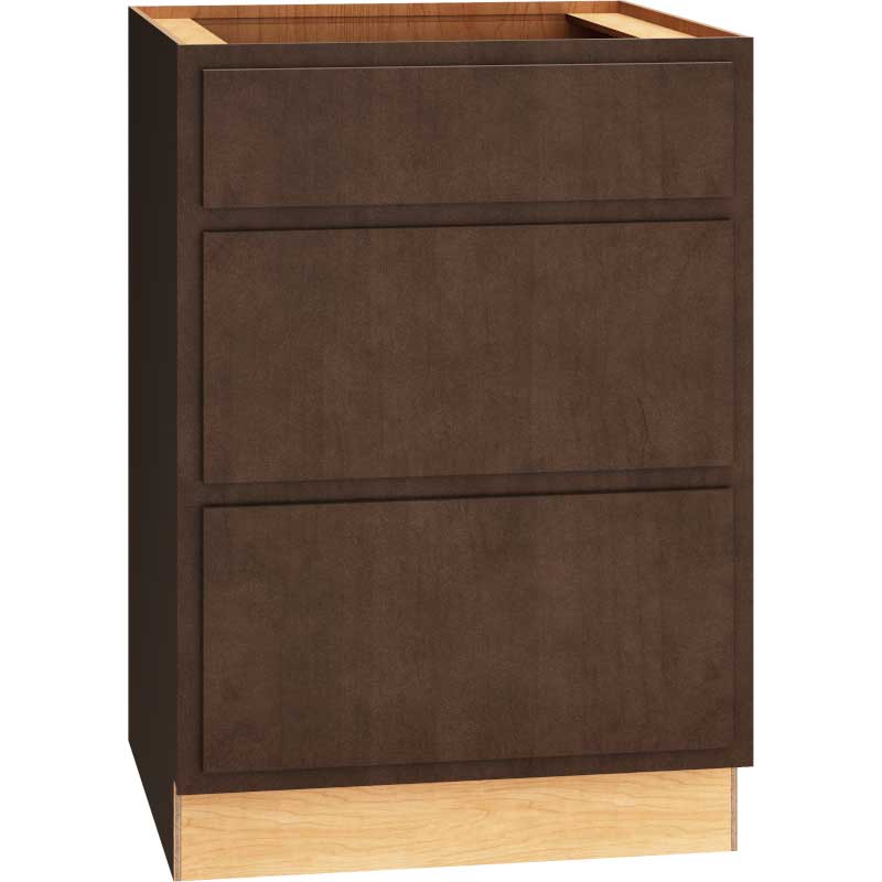 CW- BASE CABINET - 3 DRAWER, TOP: SMALL DRAWER, MIDDLE & BOTTOM: LARGE  D