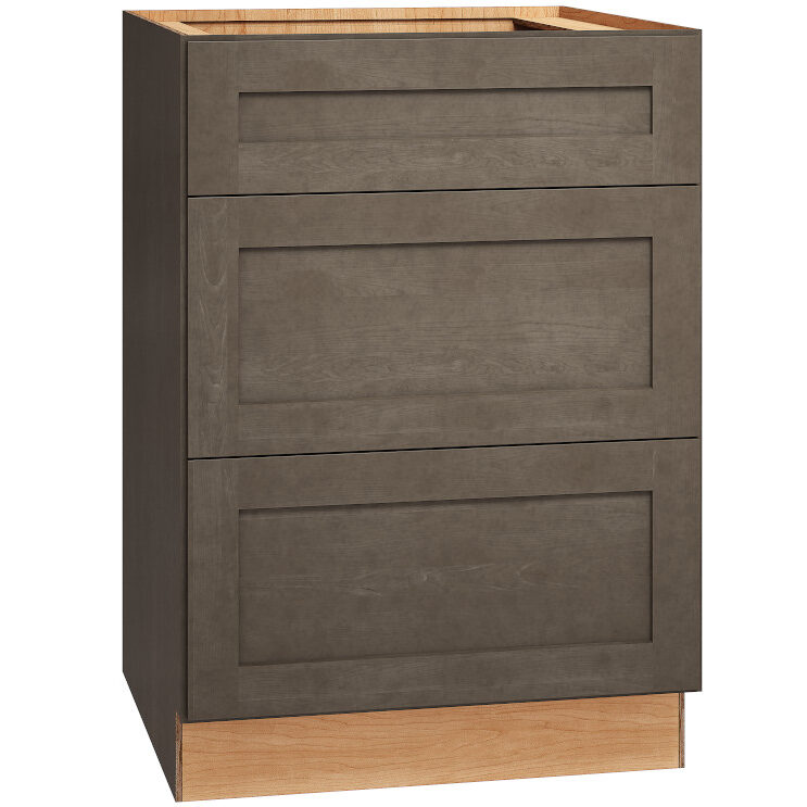 Base Cabinet with 3 Drawers in Omni Beachwood
