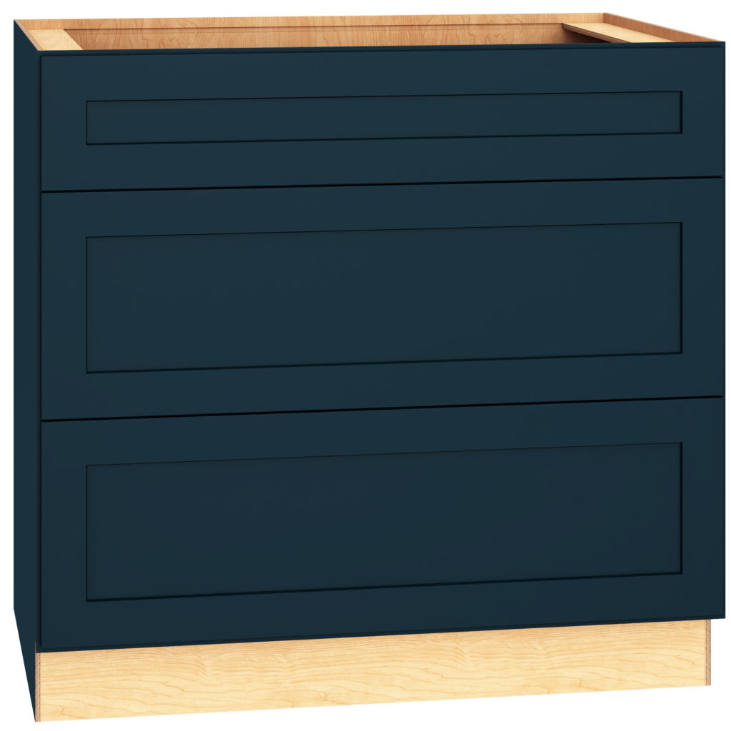 Base Cabinet with 3 Drawers in Omni Admiral
