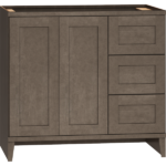 SKU Number 3VSD363421 - 36" Vanity Sink Base with 3 Drawers in Omni Beachwood