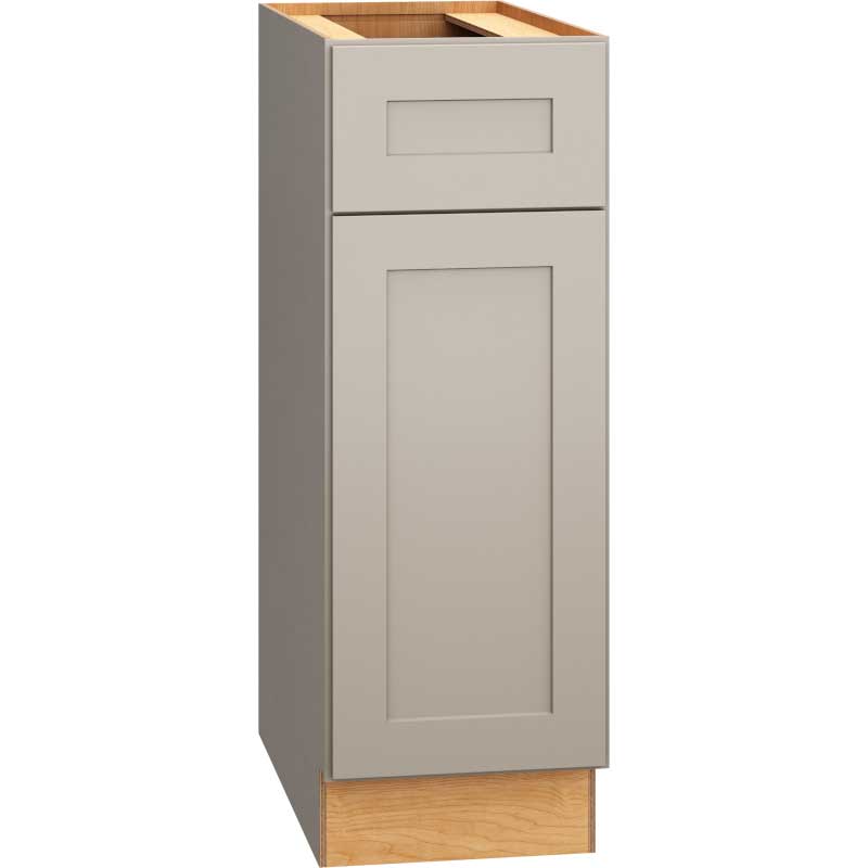 12 Inch Base Cabinet with 3 Drawers in Omni Door Style with Mineral Finish