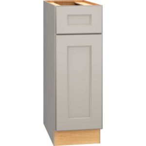 12 Inch Base Cabinet with 3 Drawers in Spectra Door Style with Mineral Finish