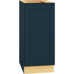 15 Inch Full Height Base Cabinet with Single Door in Omni Door Style with Admiral Finish