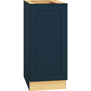 15 Inch Full Height Base Cabinet with Single Door in Omni Door Style with Admiral Finish