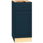 15 Inch Base Cabinet with Single Door in Omni Door Style with Admiral Finish