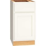 Mantra Cabinets SKU Number B18R - 18″ Base Cabinet with Single Door in Classic Snow