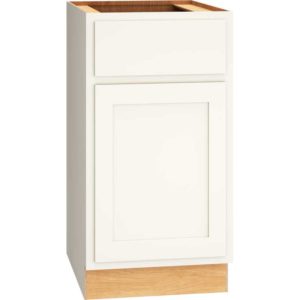 Mantra Cabinets SKU Number B18R - 18″ Base Cabinet with Single Door in Classic Snow