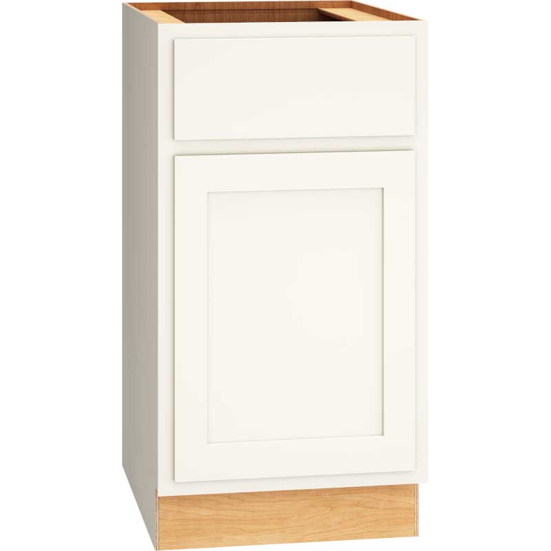 Mantra Cabinets SKU Number B18R - 18″ Base Cabinet with Single Door in Classic Snow