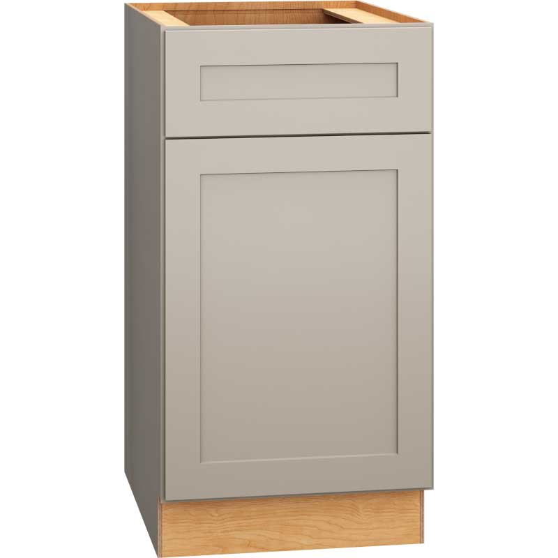 Mantra Cabinets SKU Number B18R - 18″ Base Cabinet with Single Door in Omni Mineral