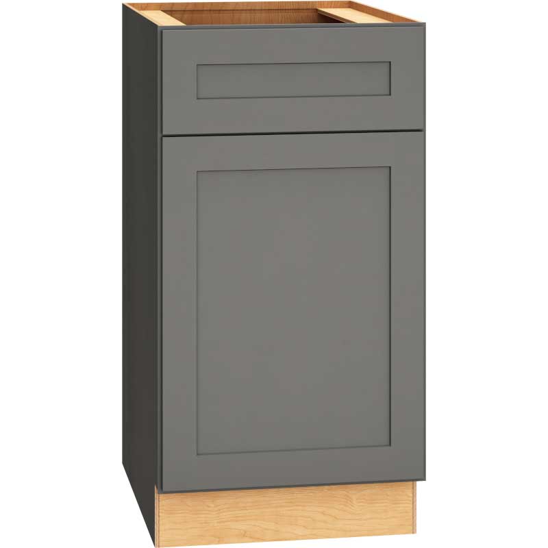 Mantra Cabinets SKU Number B18R - 18″ Base Cabinet with Single Door in Omni Graphite