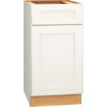 Mantra Cabinets SKU Number B18R - 18″ Base Cabinet with Single Door in Spectra Snow