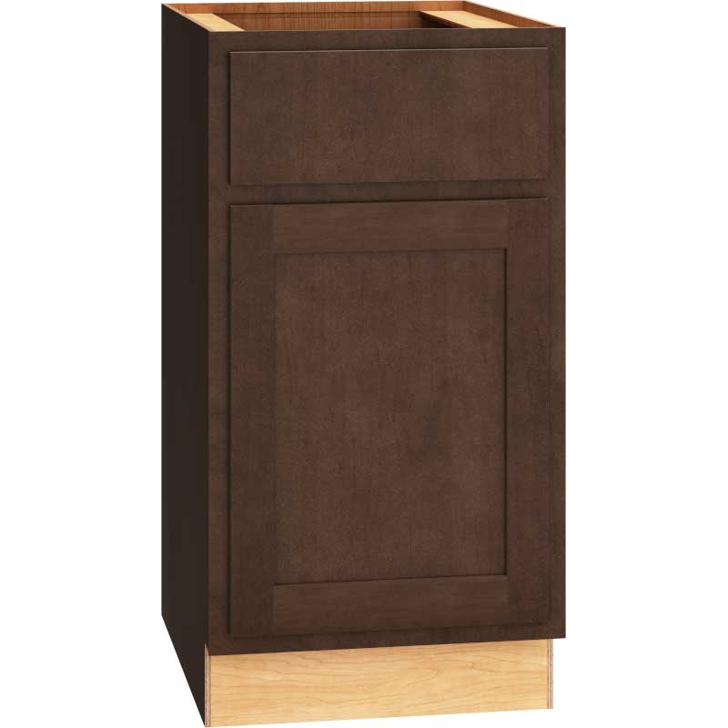 Mantra Cabinets SKU Number B18R - 18″ Base Cabinet with Single Door in Classic Bark