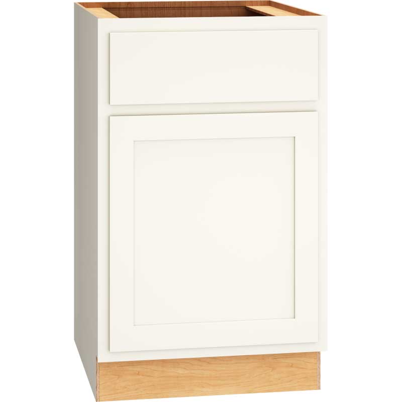 Base Cabinet with Single Door in Classic Snow