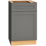 Base Cabinet with Single Door in Omni Graphite