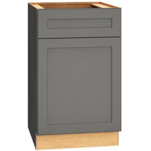 Base Cabinet with Single Door in Omni Graphite