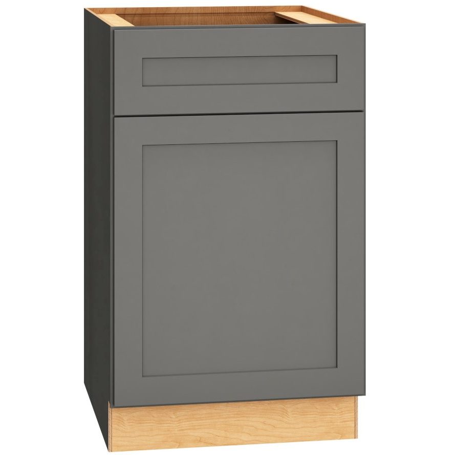 Base Cabinet with Single Door in Omni Graphite
