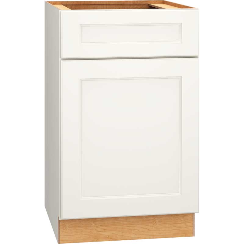 Base Cabinet with Single Door in Spectra Snow