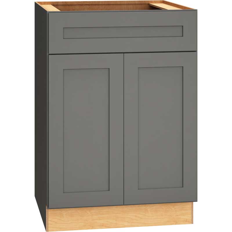 Base Cabinet with Double Doors in Omni Graphite