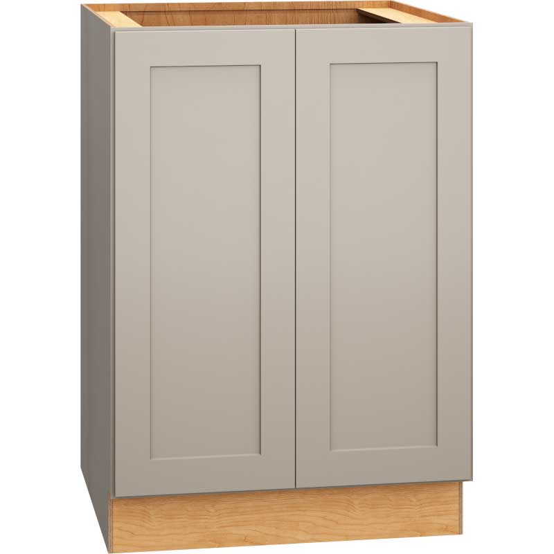 24 Inch Full Height Base Cabinet with Single Door in Omni Door Style with Mineral Finish