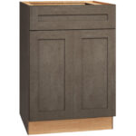 Base Cabinet with Double Doors in Omni Beachwood