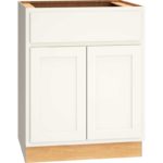 Base Cabinet with Double Doors in Classic Snow