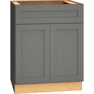 Base Cabinet with Double Doors in Omni Graphite