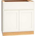 Base Cabinet with Double Doors in Classic Snow
