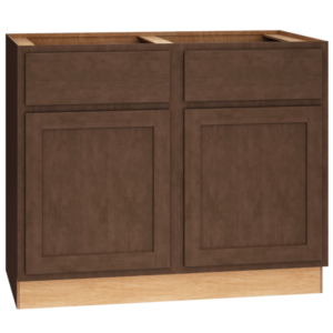 Mantra Cabinets SKU Number B42 - 42" Base Cabinet with Double Doors in Classic Bark