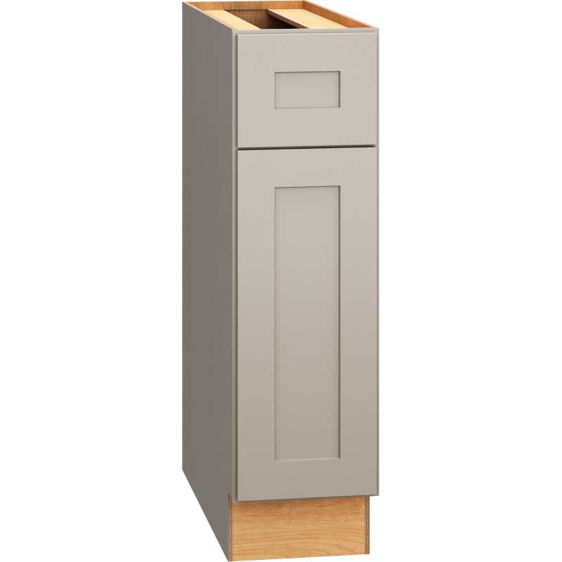 9 Inch Base Cabinet with Single Door in Omni Door Style with Mineral Finish