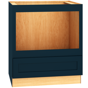 Base Microwave Cabinet with Drawer in Omni Admiral