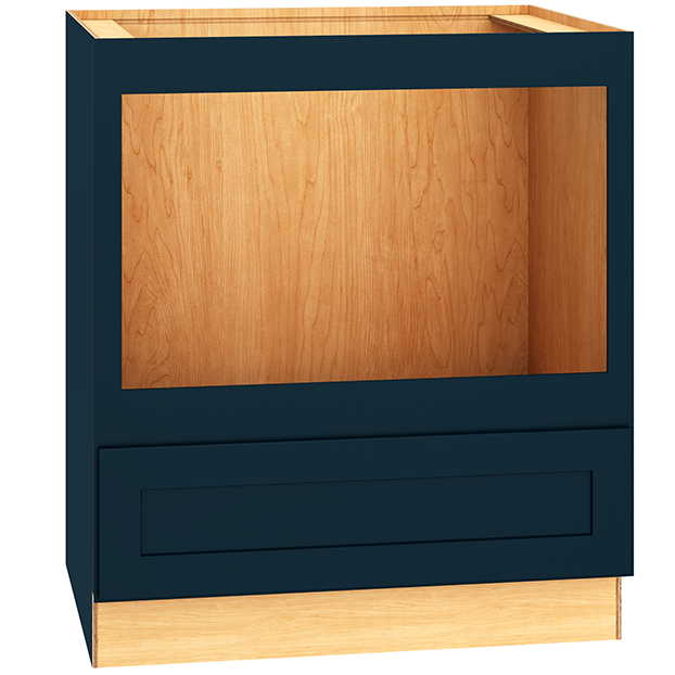 Base Microwave Cabinet with Drawer in Omni Admiral