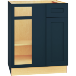 Mantra Cabinets SKU Number BC36S - 36" Corner Base Cabinet with Single Door in Omni Admiral