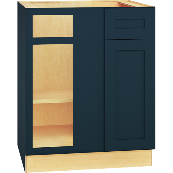 Mantra Cabinets SKU Number BC36S - 36" Corner Base Cabinet with Single Door in Omni Admiral
