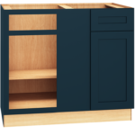 Corner Base Cabinet with Single Door in Omni Admiral