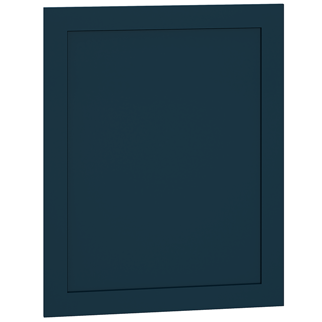 Decorative Door End Panel Base Cabinet Kit in Omni Door Style with Admiral Finish