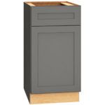 Base Wastebasket Cabinet in Omni Graphite