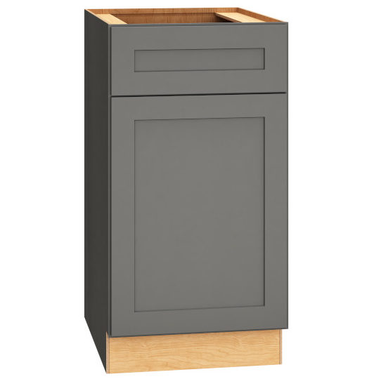 Base Wastebasket Cabinet in Omni Graphite