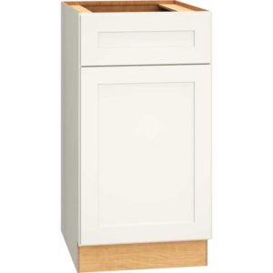 Base Wastebasket Cabinet in Omni Snow