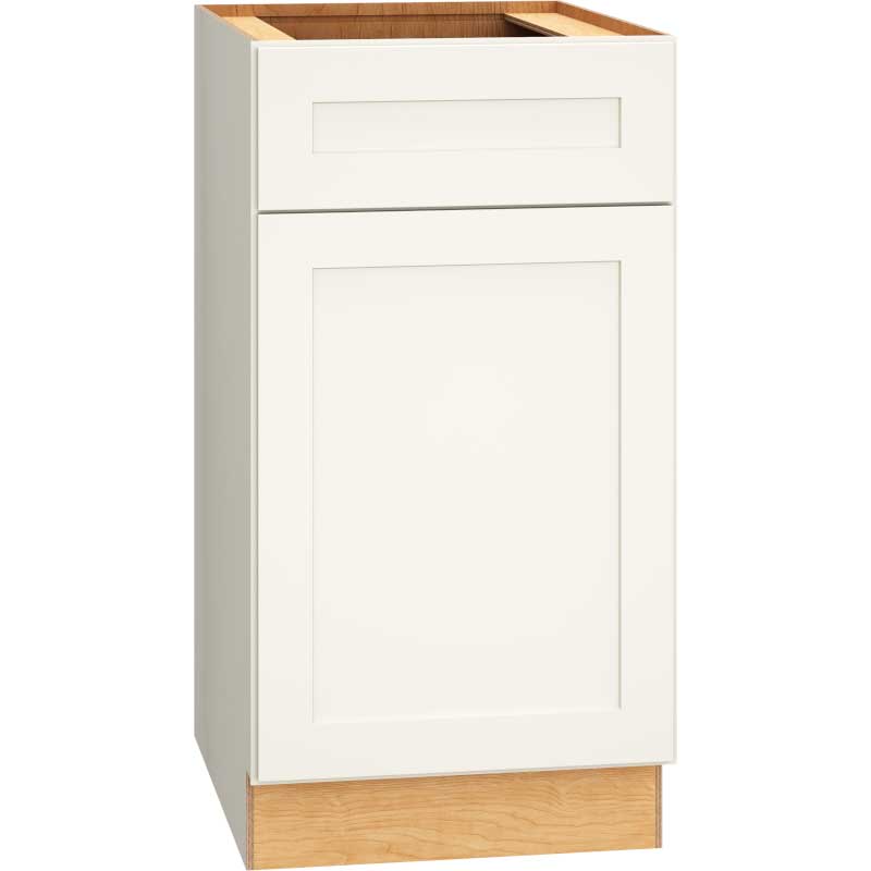 Base Wastebasket Cabinet in Omni Snow