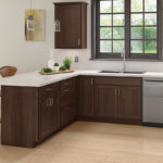 Dark Brown Kitchen Cabinets - Classic Cabinet Door Style in Bark Finish from Mantra Cabinets