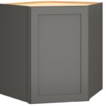 Diagonal Wall Cabinet in Omni Graphite