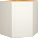 Diagonal Wall Cabinet in Omni Snow
