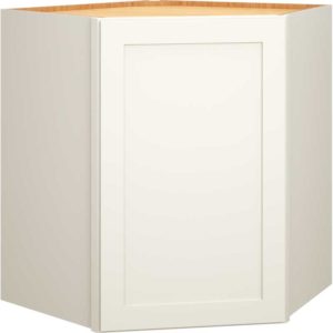 Diagonal Wall Cabinet in Omni Snow