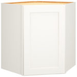 Diagonal Wall Cabinet in Spectra Snow