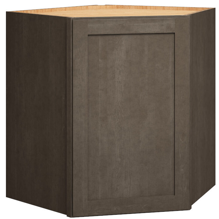 Diagonal Wall Cabinet in Omni Beachwood